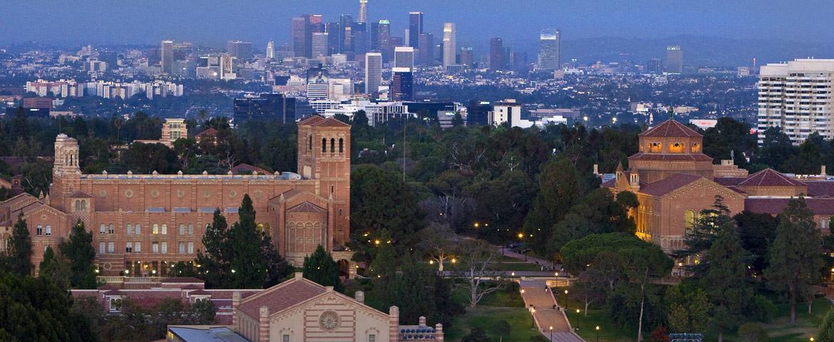 UCLA looking towards downtown LA