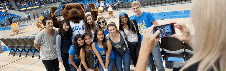 Students Gathering Together for a Picture